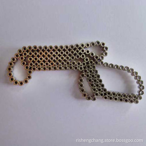 Rare earth neodymium magnet, used in motor, sized 2.6*1.3*3.6mm, covered with nickel